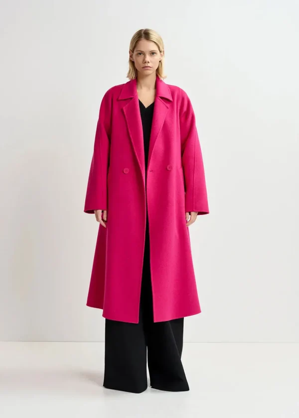 Essentiel Antwerp Gimply Wool Coat | Knitwear