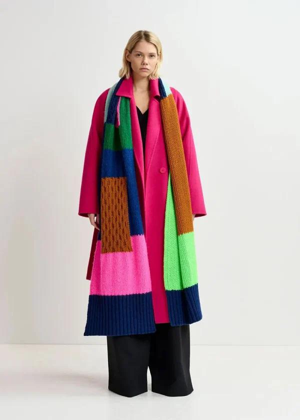 Essentiel Antwerp Gimply Wool Coat | Knitwear