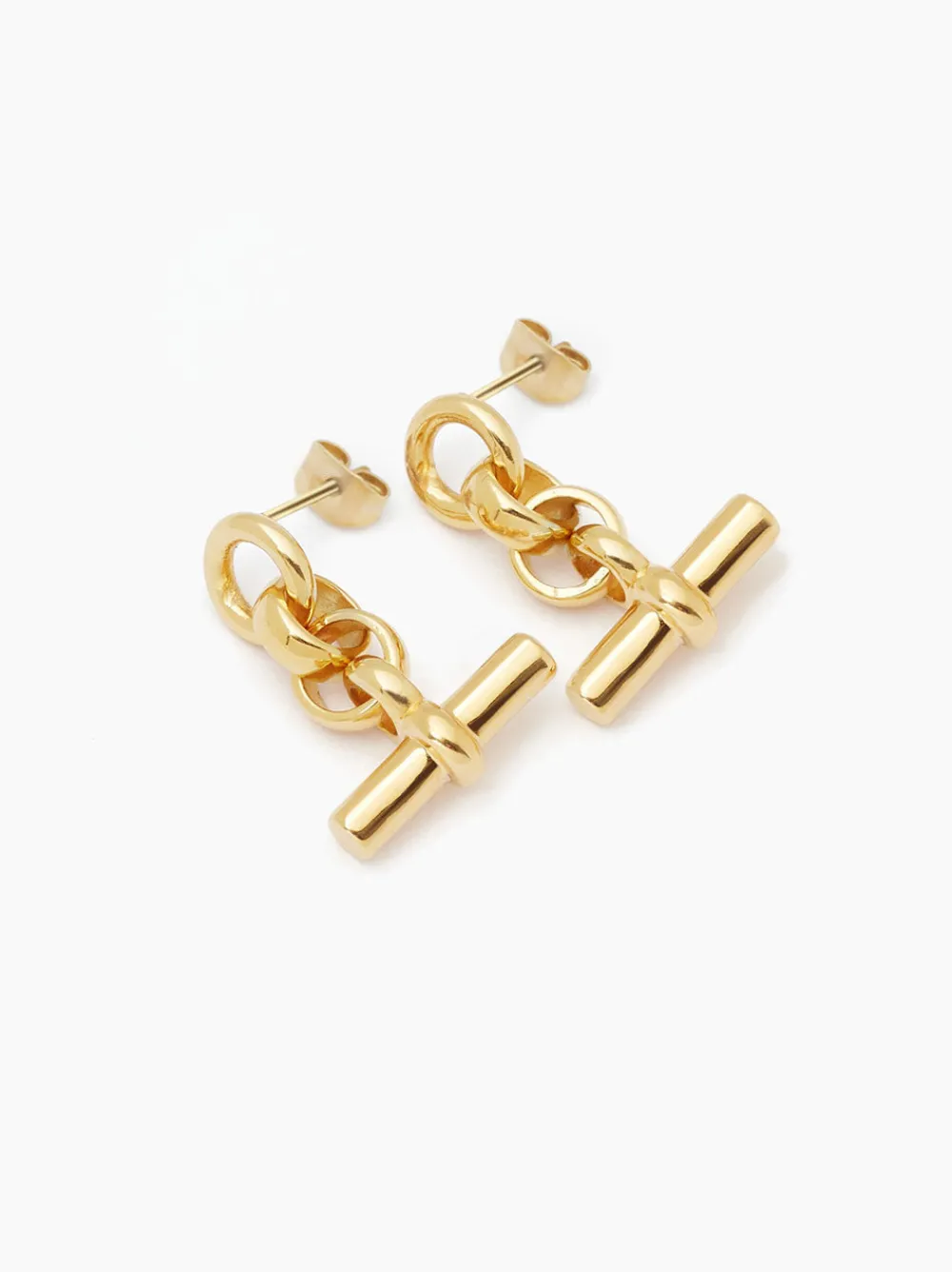 gold_tbar_drop_earrings_1.webp Tilly Sveaas Gold T-Bar Drop Earrings | Earrings