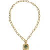 Alona Goldie Necklace - Gold with Aventurine | Necklaces