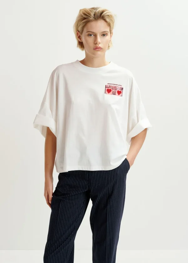 Essentiel Antwerp Hadio T-Shirt - White | Tops