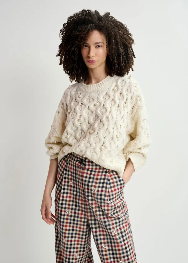Essentiel Antwerp Halpes Cable Knit Sweater | Knitwear