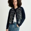 Essentiel Antwerp Halter Sequin Cardigan | Knitwear