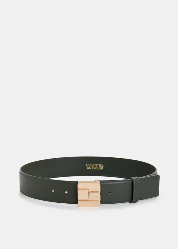 Essentiel Antwerp Halways Belt - Dark Green | Belts
