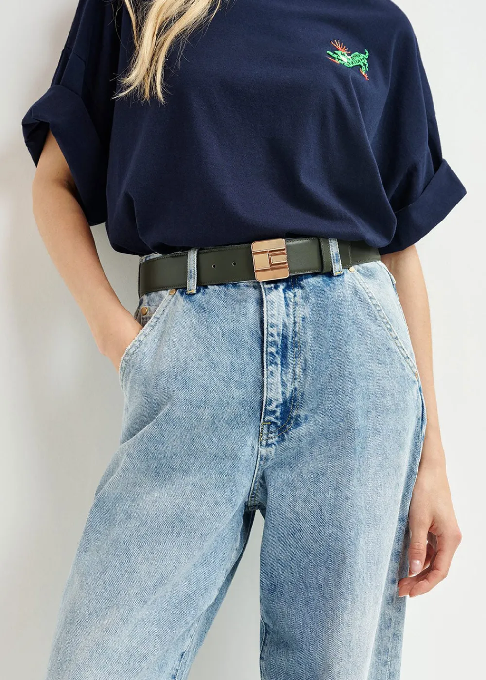 halways_belt__dark_green_1.webp Essentiel Antwerp Halways Belt - Dark Green | Belts