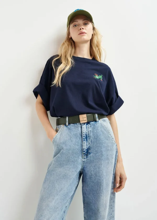 Essentiel Antwerp Halways Belt - Dark Green | Belts