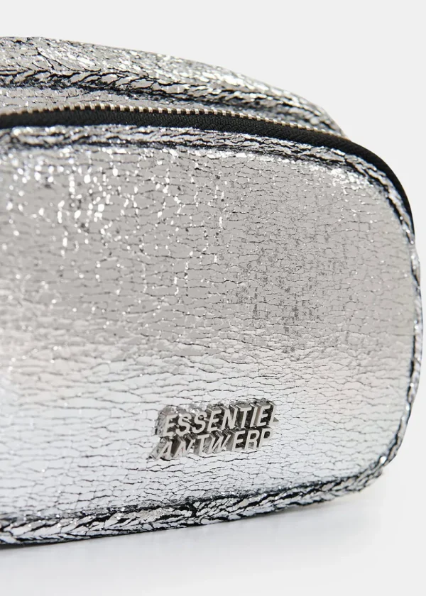 Essentiel Antwerp Hamen Metallic Shoulder Bag - Silver | Bags