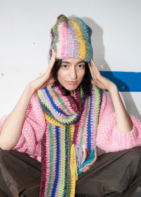 Dawn X Dare Hand Knit Beanie | Knitwear