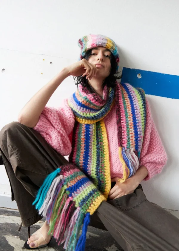 Dawn X Dare Hand Knit Beanie | Knitwear