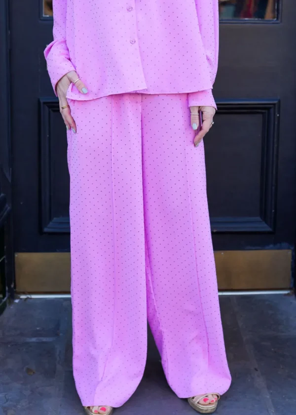 Essentiel Antwerp Healthy Lilac Wide-Leg Pants | Trousers
