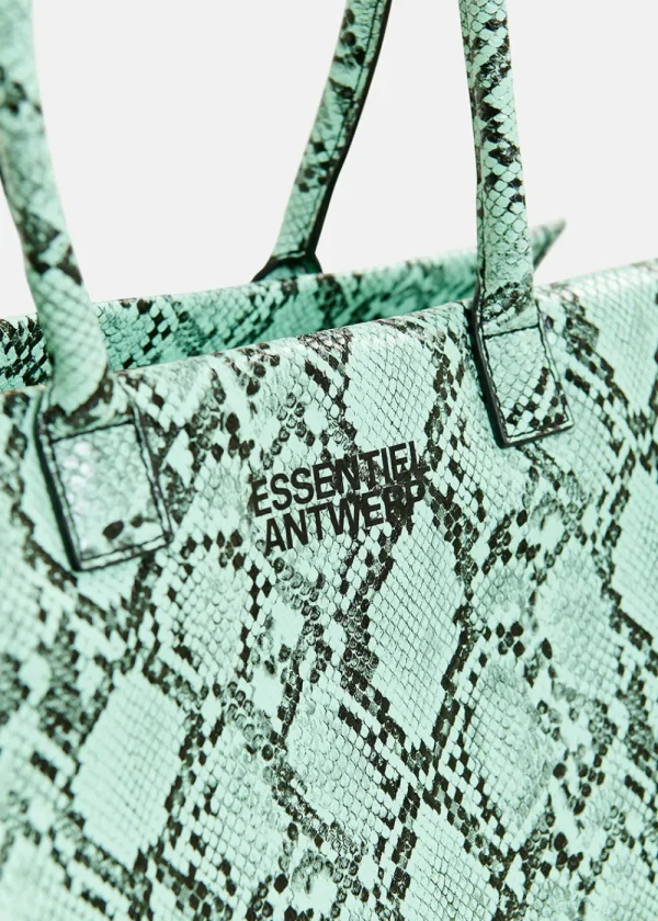 Essentiel Antwerp Hegan Snake Print Shopper Bag | Bags