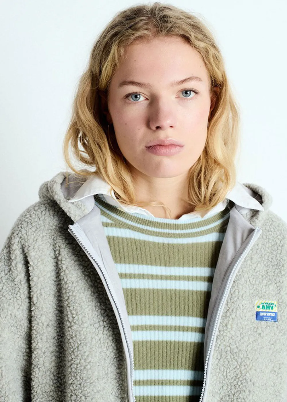hoktown_jacket__polar_mel_3.webp American Vintage Hoktown Jacket - Polar Melange | Coats & Jackets