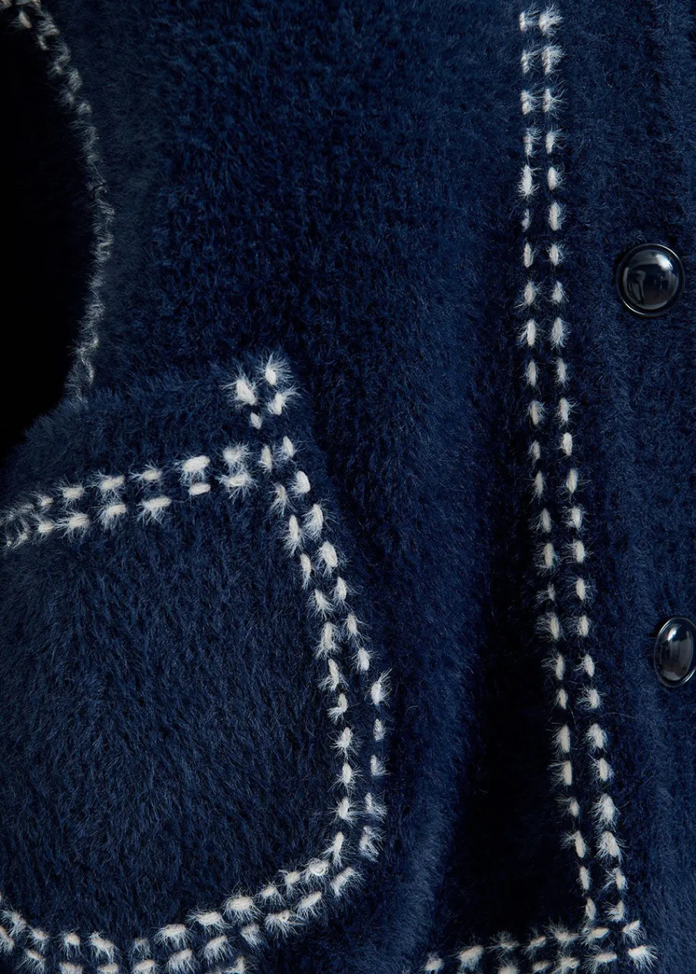 hoops_stitch_knit__dark_b_7.webp Essentiel Antwerp Hoops Stitch Knit - Dark Blue | Knitwear