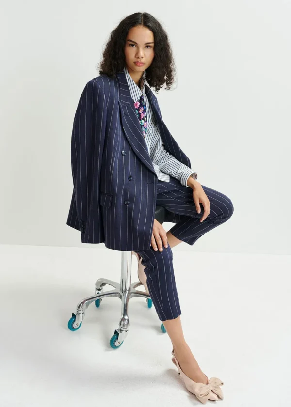 Essentiel Antwerp Host Pinstripe Pants | Trousers