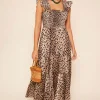 Rixo Kendall Dress - Antelope Spot Black | Dresses