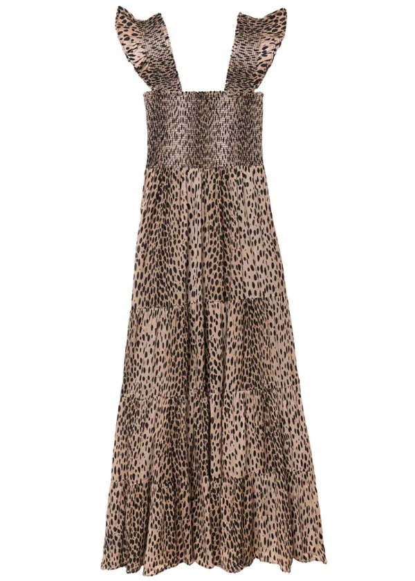 Rixo Kendall Dress - Antelope Spot Black | Dresses