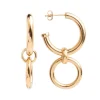 Tilly Sveaas Large Gold Eternity Earrings | Earrings