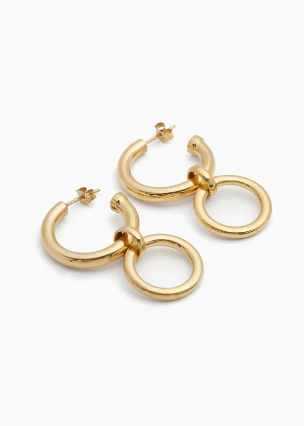 Tilly Sveaas Large Gold Eternity Earrings | Earrings