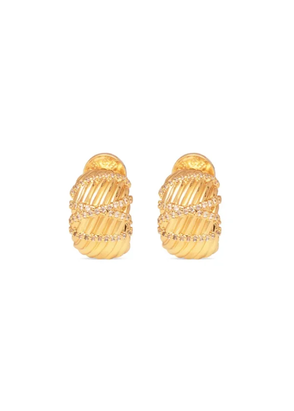 Talis Chains Las Vegas Hoops - Gold | Earrings