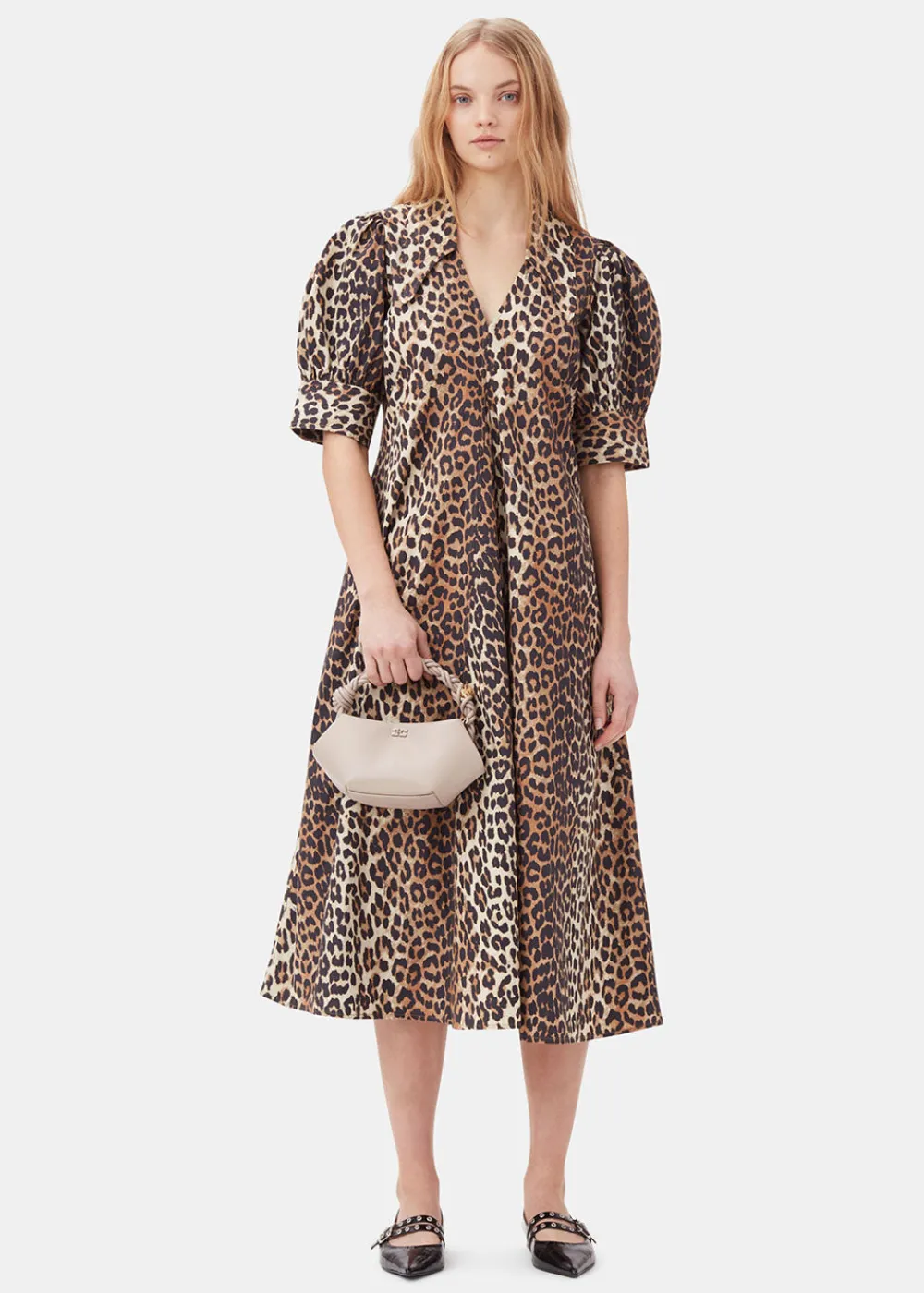 leopard_vneck_maxi_dress_0.webp GANNI Leopard V-neck Maxi Dress | Dresses