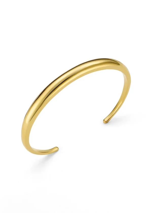 Orelia LUXE Domed Bangle - Gold | Bracelets