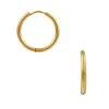 Orelia LUXE Mid-Size Hoop Earrings - Gold | Earrings
