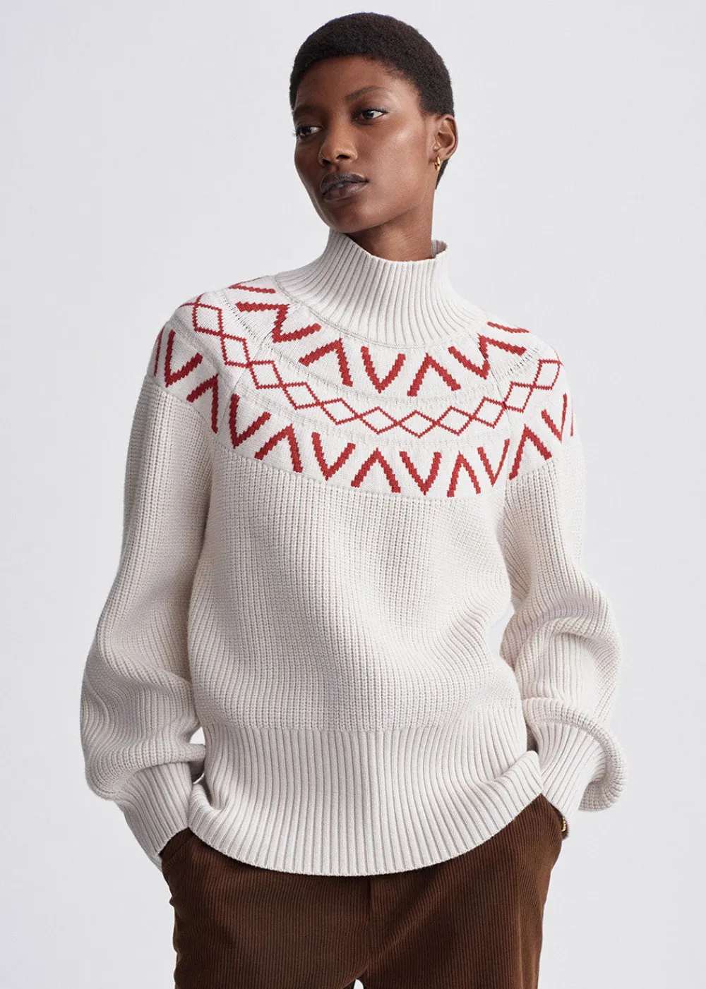 marcie_fair_isle_yoke_kni_0.webp Varley Marcie Fair Isle Yoke Knit - Silver | Knitwear