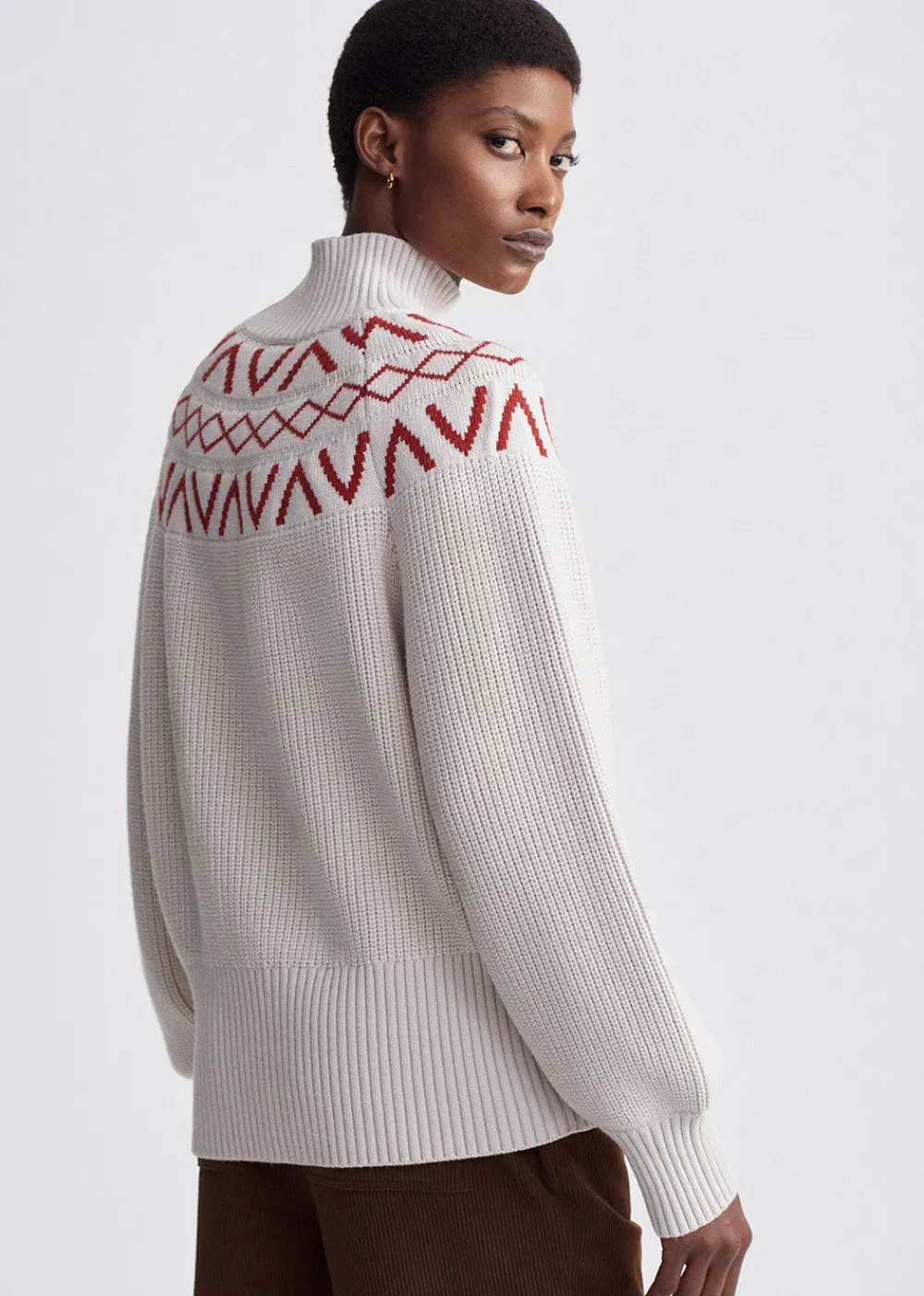 marcie_fair_isle_yoke_kni_1.webp Varley Marcie Fair Isle Yoke Knit - Silver | Knitwear