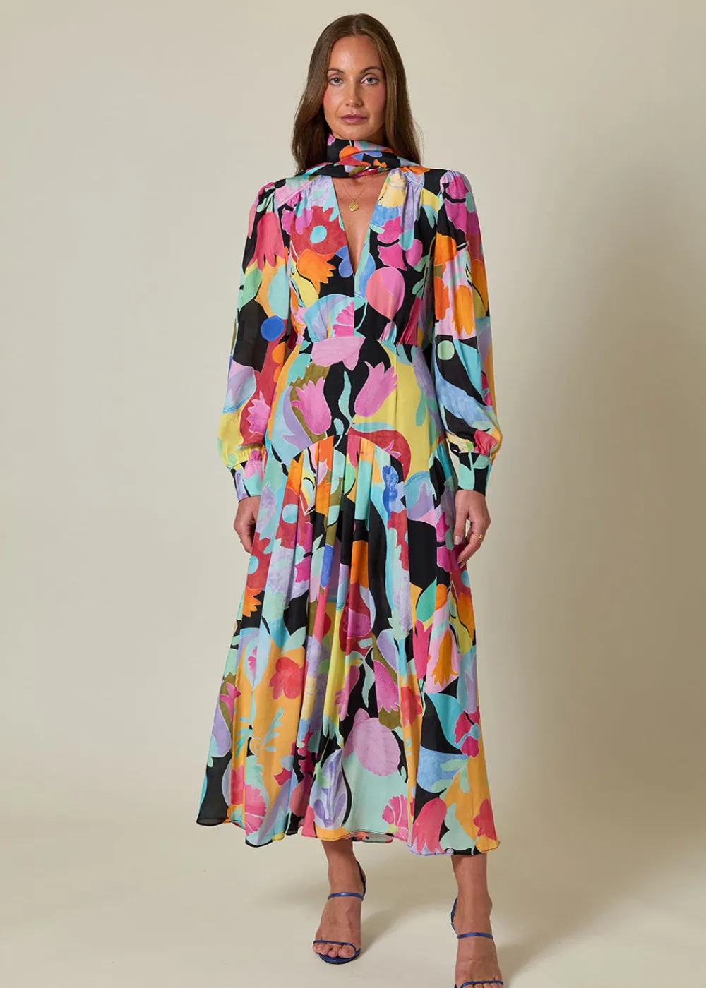 marigold_dress__abstract__0.webp Rixo Marigold Dress - Abstract Tulip | Dresses