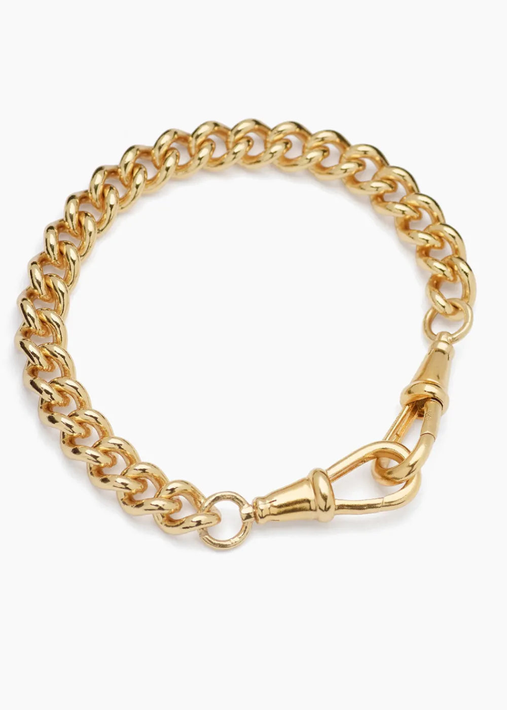 medium_gold_curb_clipt_br_0.webp Tilly Sveaas Medium Gold Curb Clipt Bracelet | Bracelets
