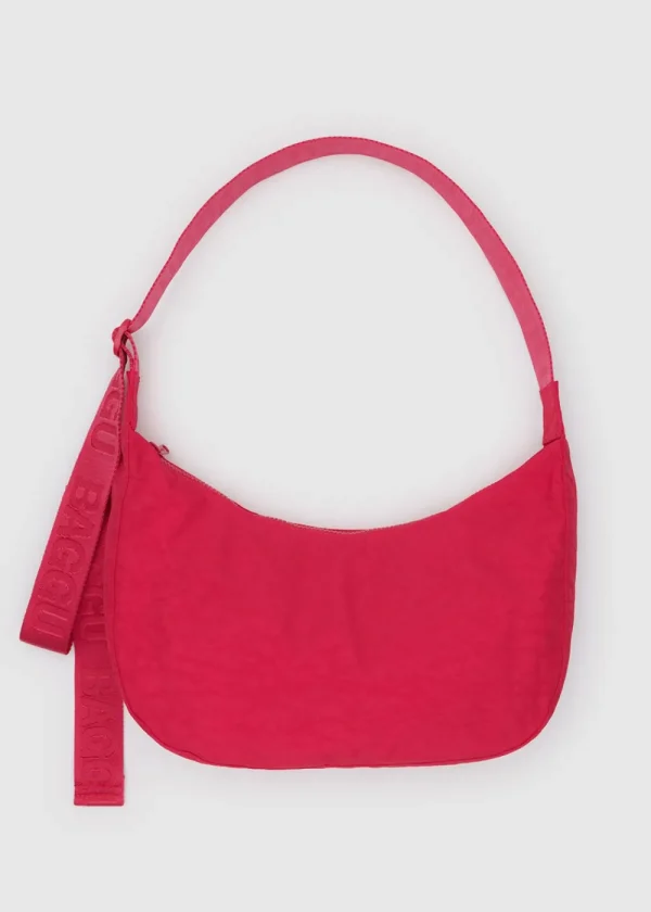 BAGGU Medium Nylon Crescent Bag - Candy Apple | Bags