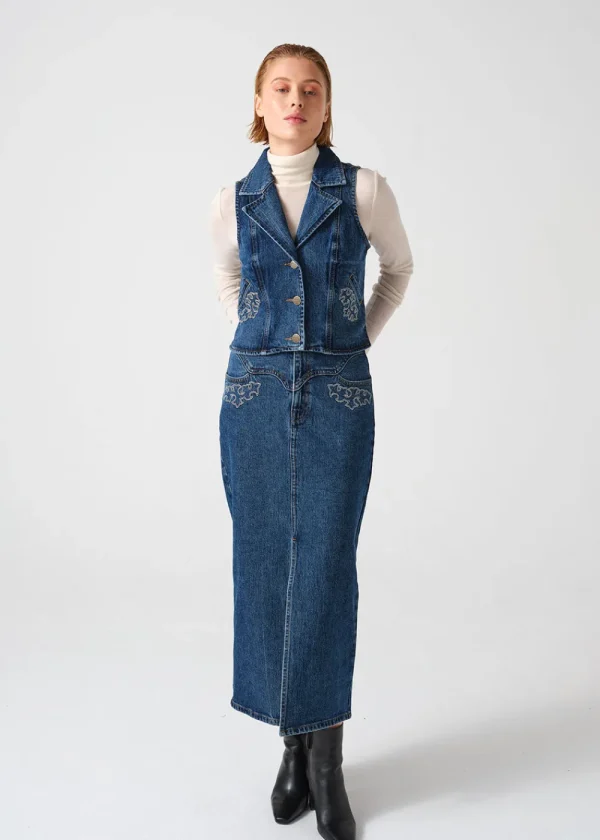 Seventy + Mochi Mia Denim Skirt | Skirts