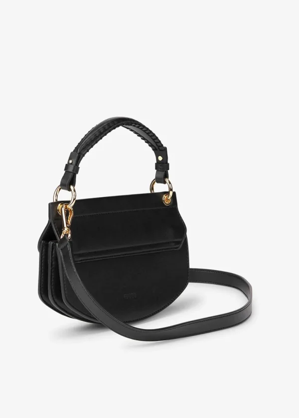 GANNI Mini Top Handle Apo-G Bag - Black | Bags