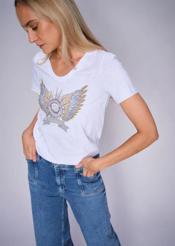 MOS MOSH MMGethi Deco Tee - White | Tops