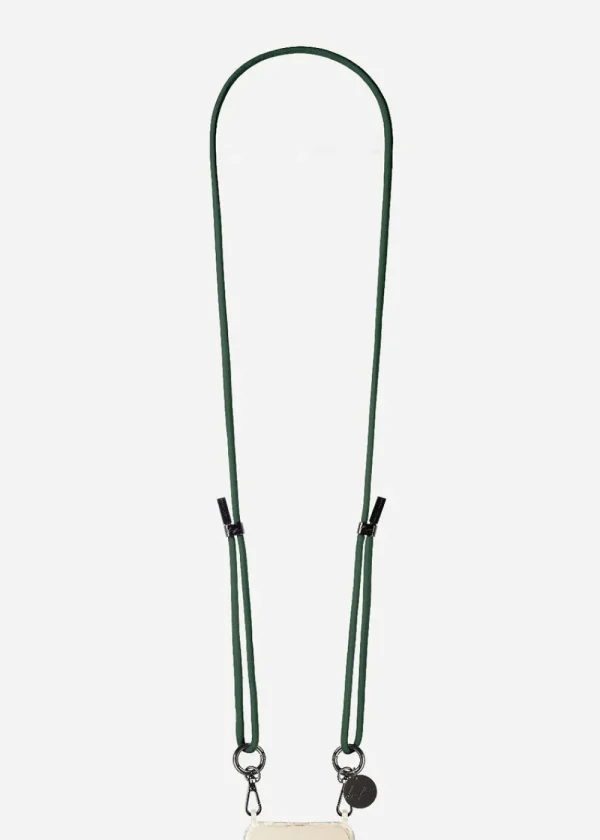 La Coque Francaise Naé Cord Phone Strap - Green | Phone Accs