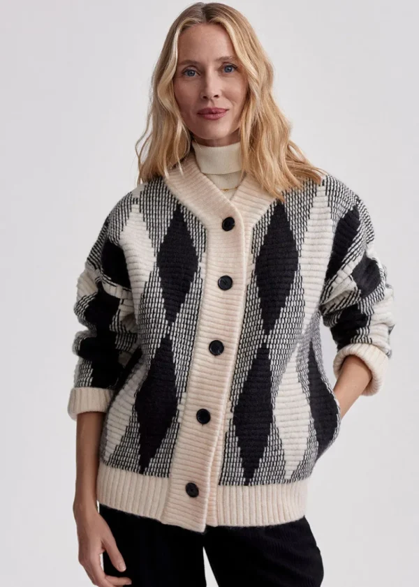 Varley Nancy Jacquard Knit Jacket | Coats & Jackets