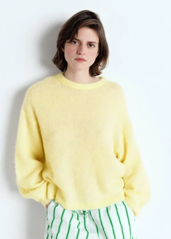 American Vintage Nenybay Jumper - Lemon Curd | Knitwear