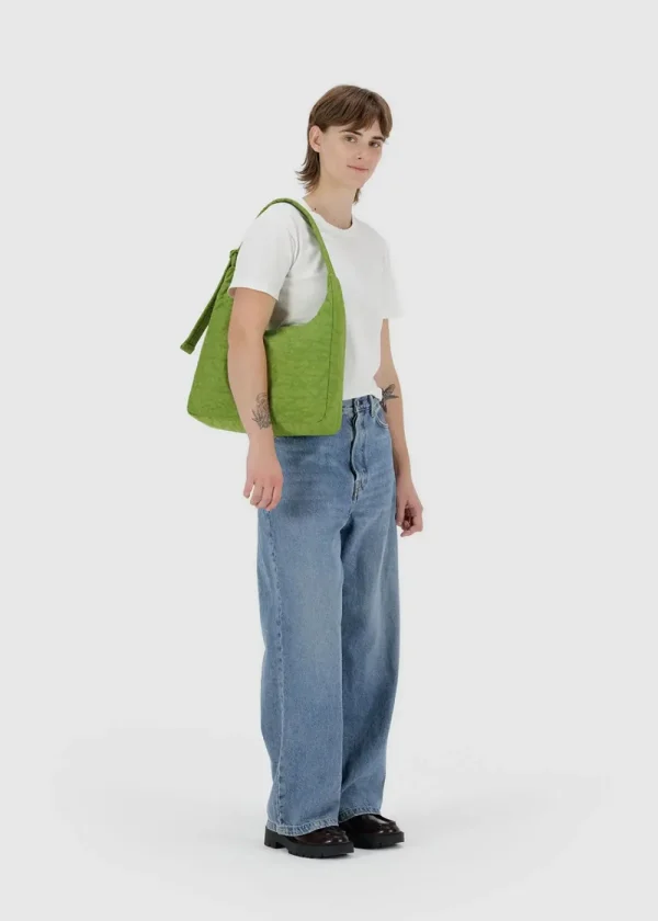 BAGGU Nylon Shoulder Bag - Green Juice | Bags