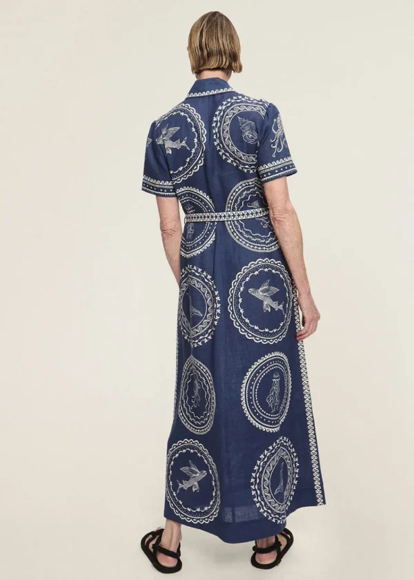 Alémais Oceane Linen Shirtdress | Dresses