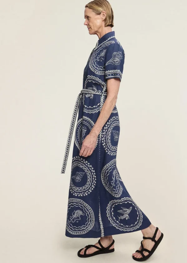 Alémais Oceane Linen Shirtdress | Dresses