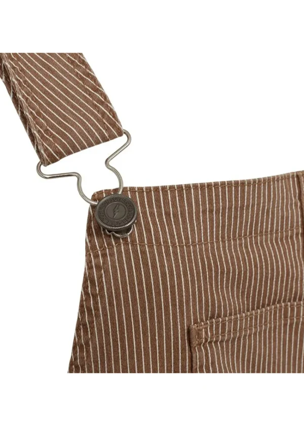 Sofie Schnoor Overalls Brown Thin Stripe | Jumpsuits
