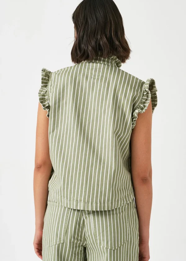 Seventy + Mochi Pablo Waistcoat - Vintage Moss | Coats & Jackets