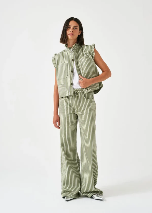Seventy + Mochi Pablo Waistcoat - Vintage Moss | Coats & Jackets