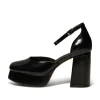Shoe The Bear Priscilla Plateau Heel - Black High Shine | Shoes