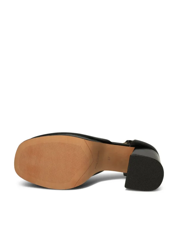 Shoe The Bear Priscilla Plateau Heel - Black High Shine | Shoes