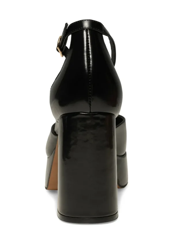 Shoe The Bear Priscilla Plateau Heel - Black High Shine | Shoes