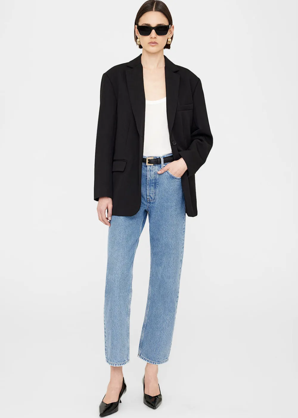 quinn_blazer__black_0.webp Anine Bing Quinn Blazer - Black | Blazers