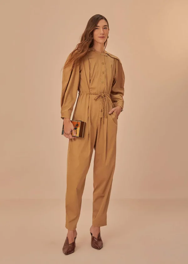 Farm Rio Raglan Sleeve Jumpsuit | Jumpsuits