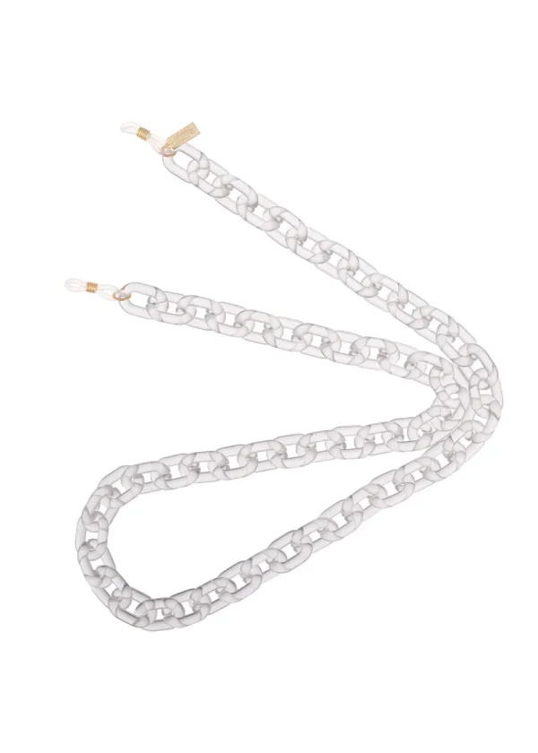 Talis Chains Resin Sunglasses Chain - Clear | Glasses