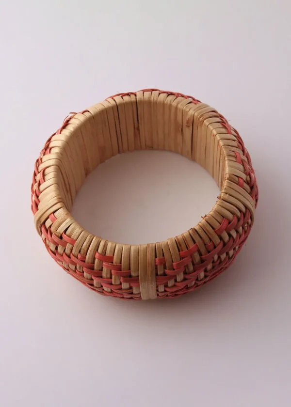 Cardomon Rose and Natural Wide Bangle | Bracelets